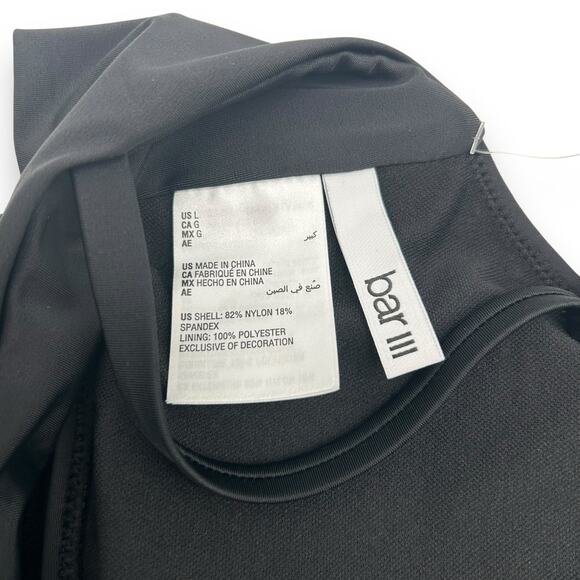 NEW Bar III Macy's Women's Swimsuit Size Small Tell Me About It Stud One-Piece - Picture 8 of 11